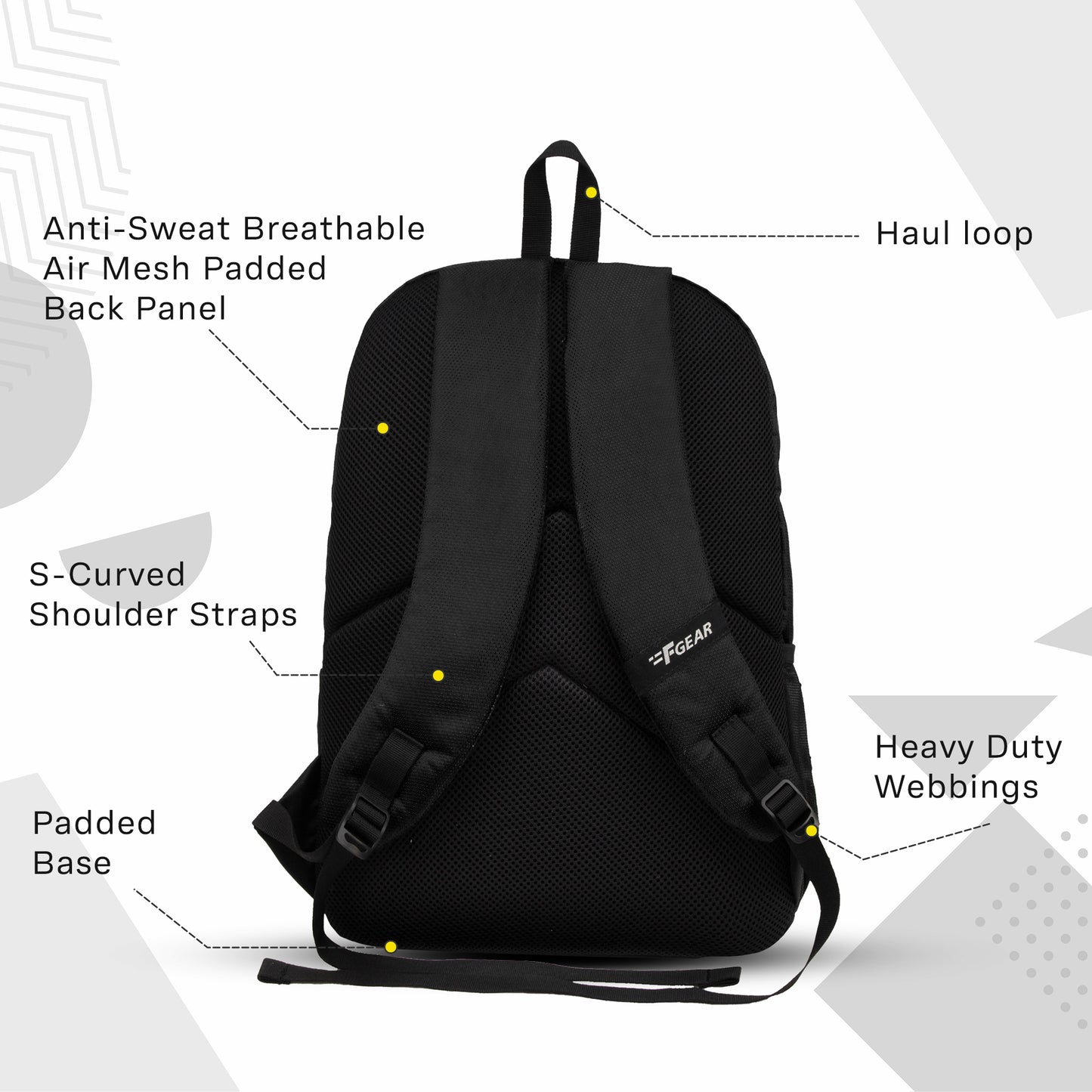 Bold 24L Black Backpack