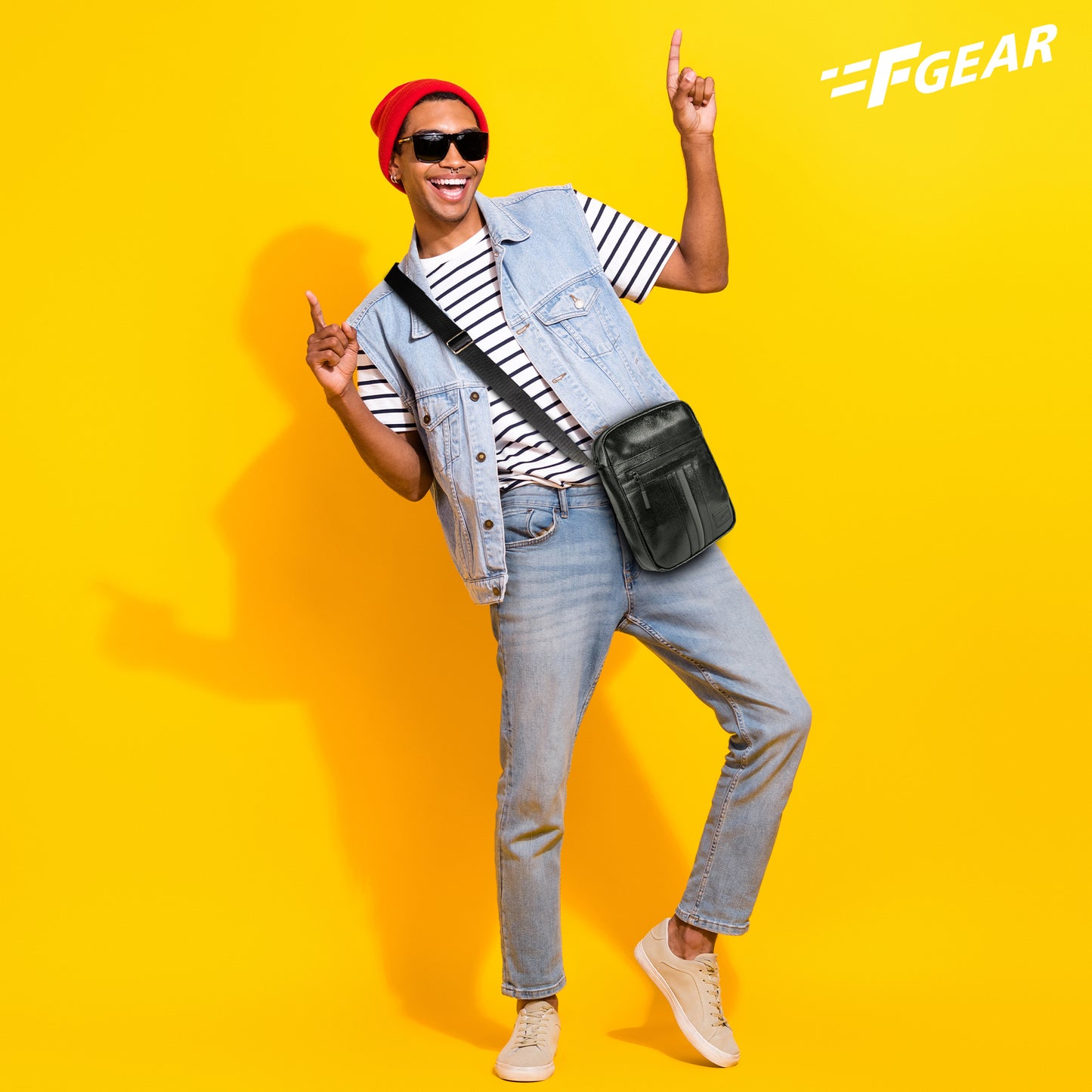 Zeinith Black 3L Sling Bag