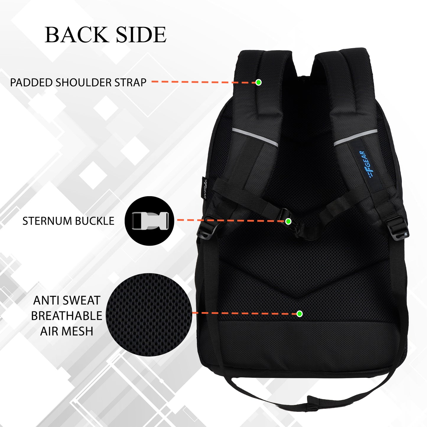 Trofeo 30L Black Laptop Backpack