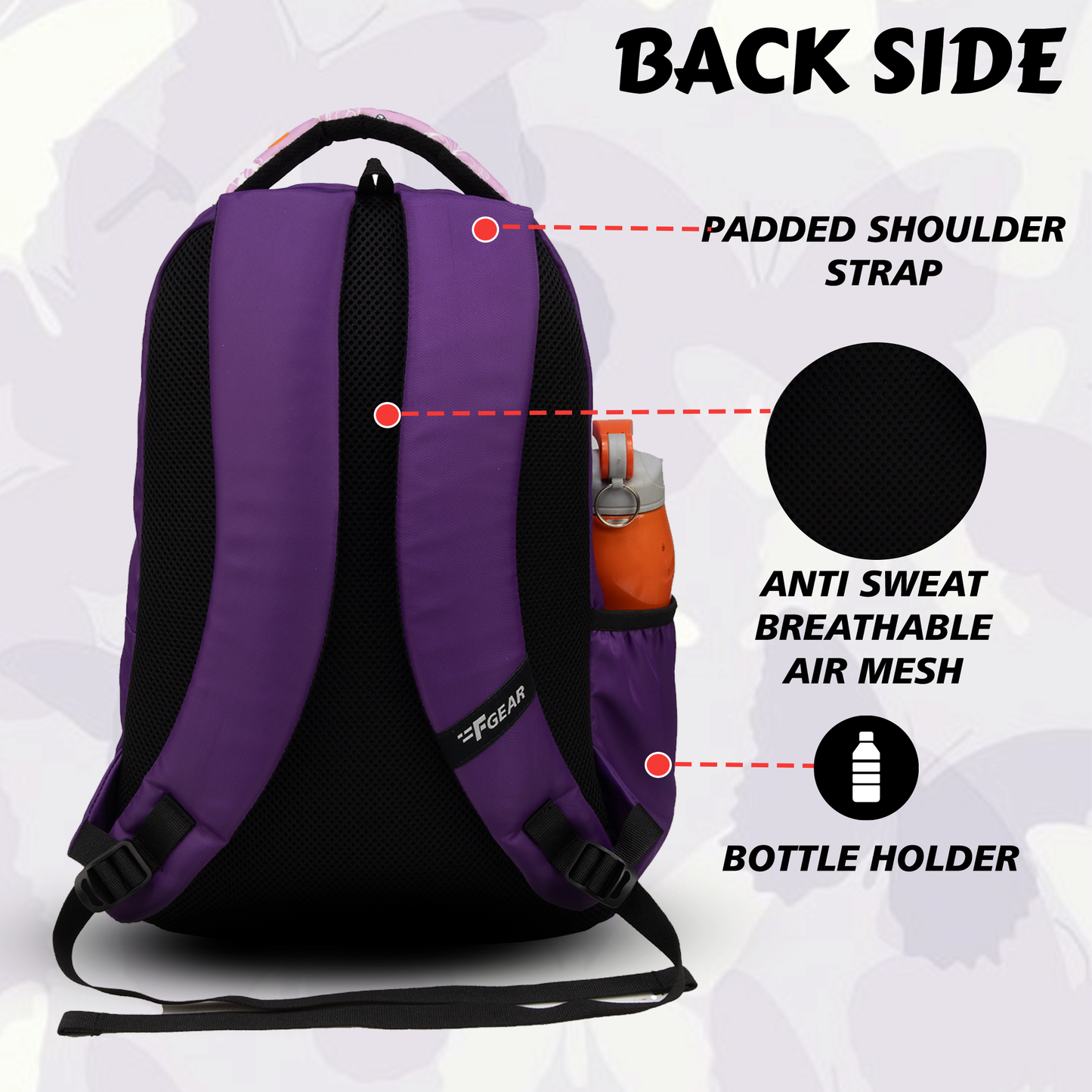 Panya 21L Dark Purple Lavender Papilio Backpack