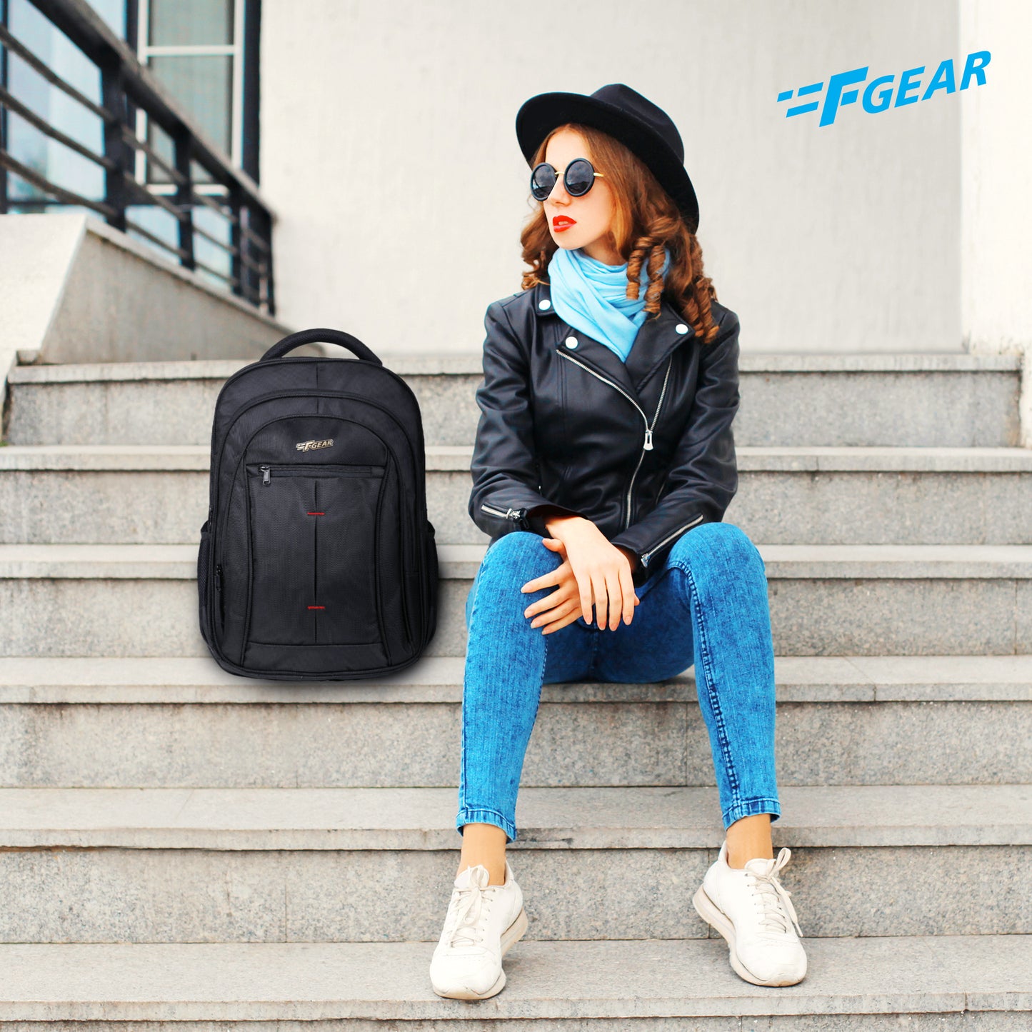 Royal 30L Black Laptop Backpack