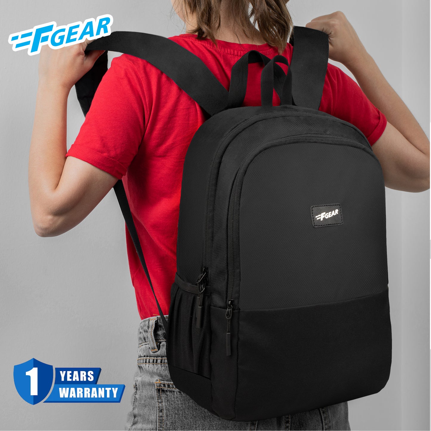 Bold 24L Black Backpack