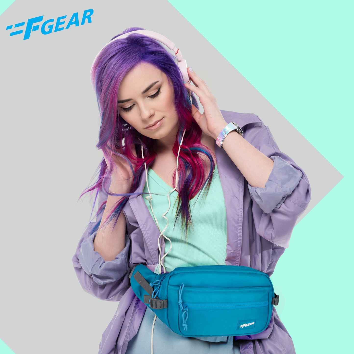 Wagner Azure blue 8L Waist Pouch