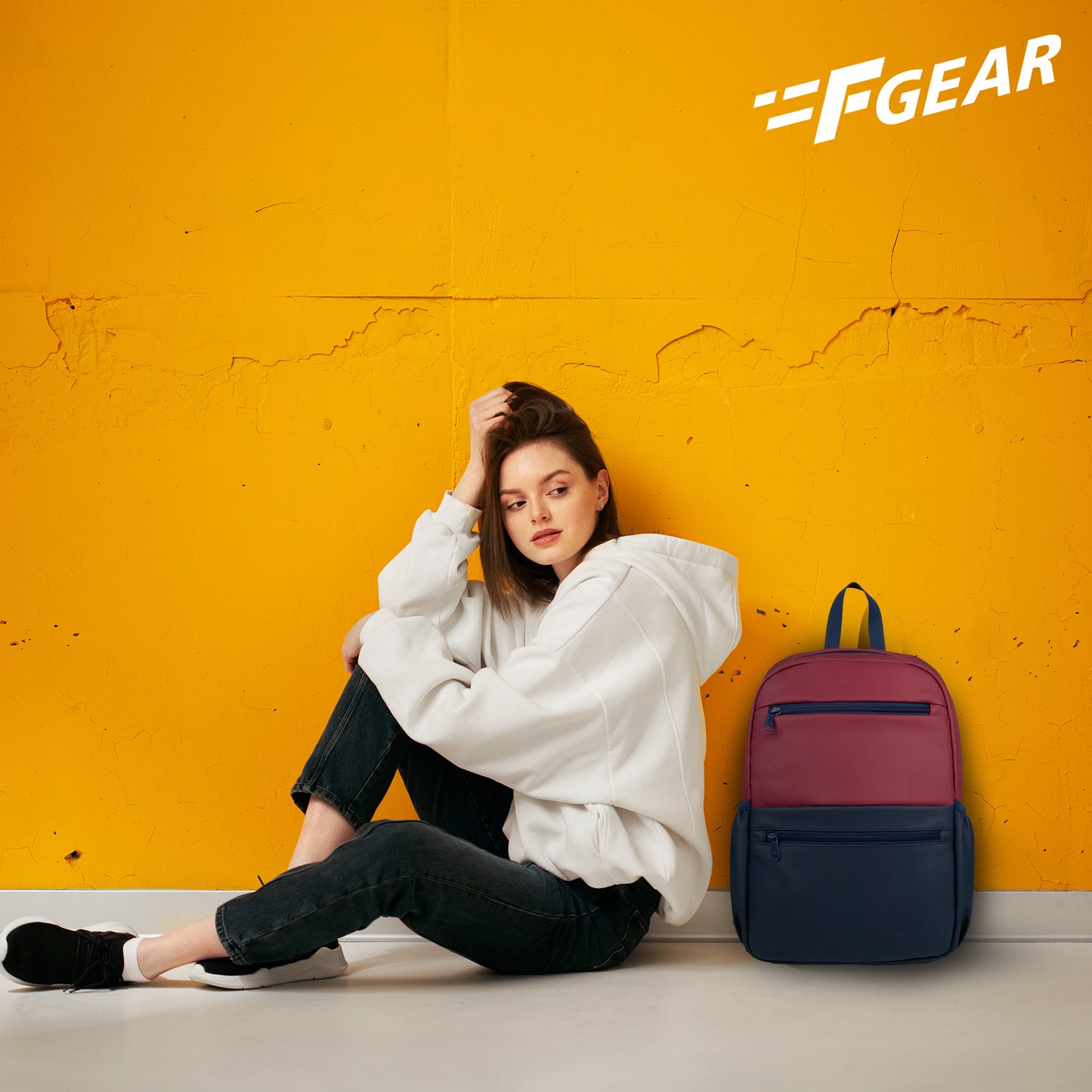 Zest 10L Maroon Navy Blue Backpack