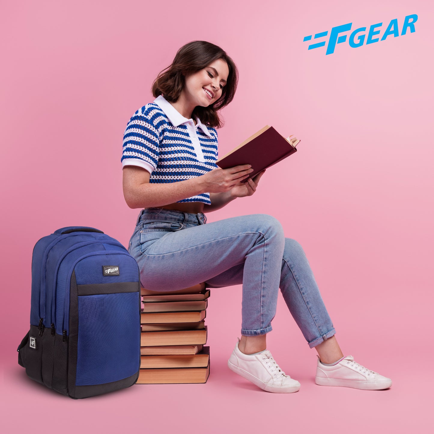 Itachi 31L Navy Blue Backpack