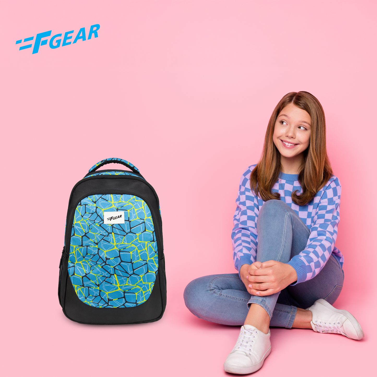 Panya 21L Black Blue Nested Backpack