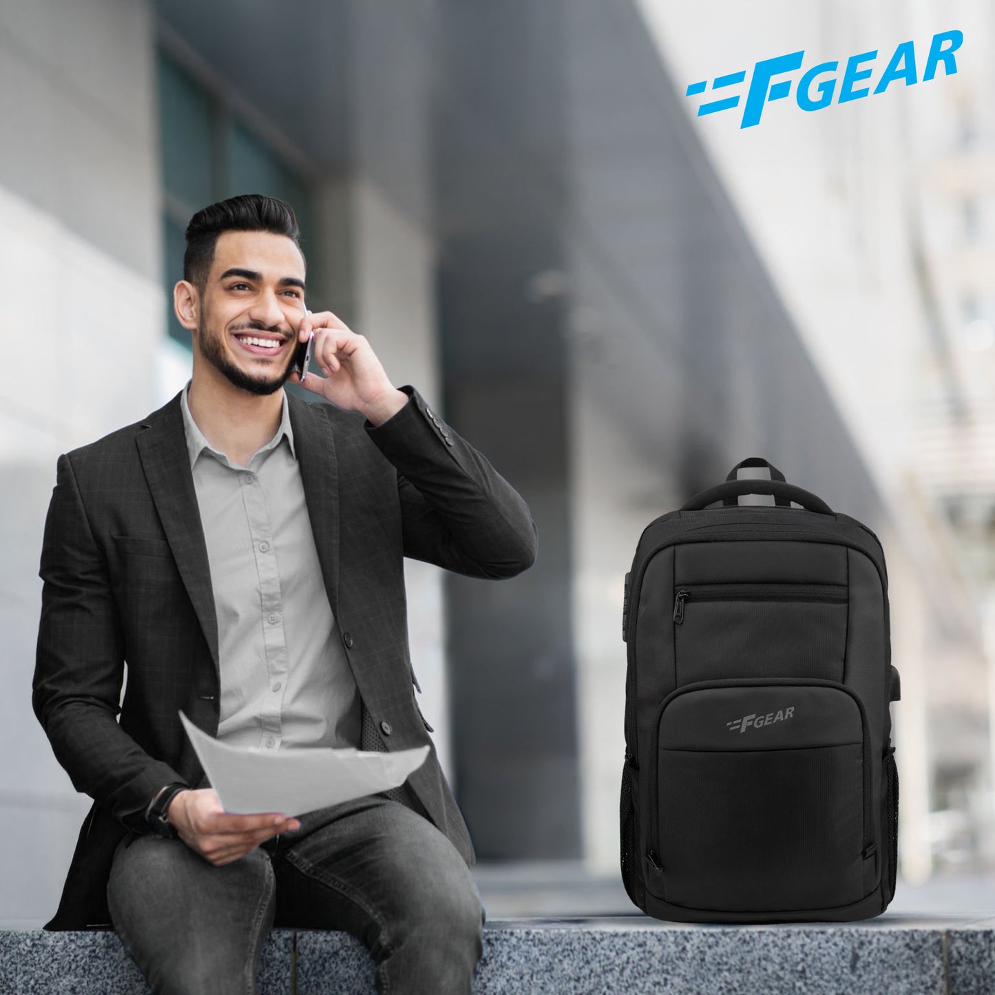 Vanta 22L Black Laptop Backpack
