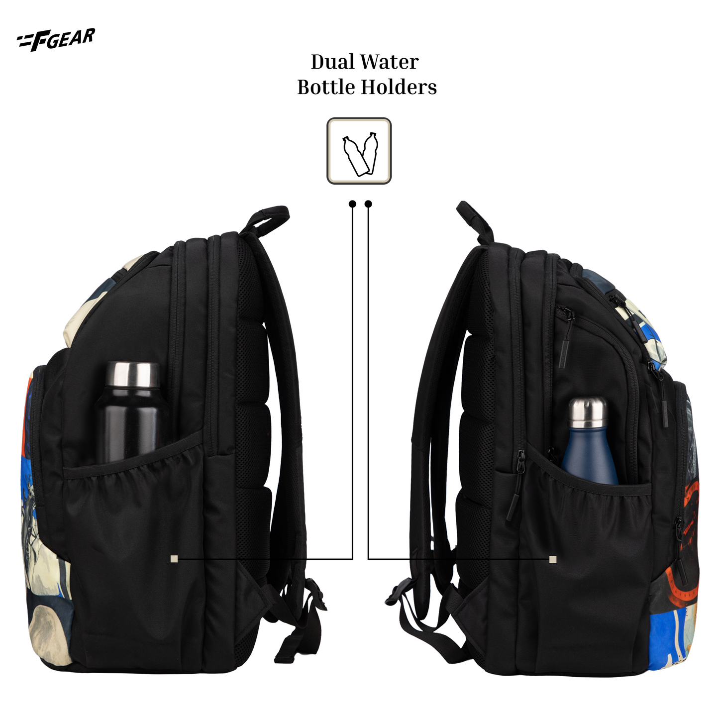 Akira Black 26L Backpack