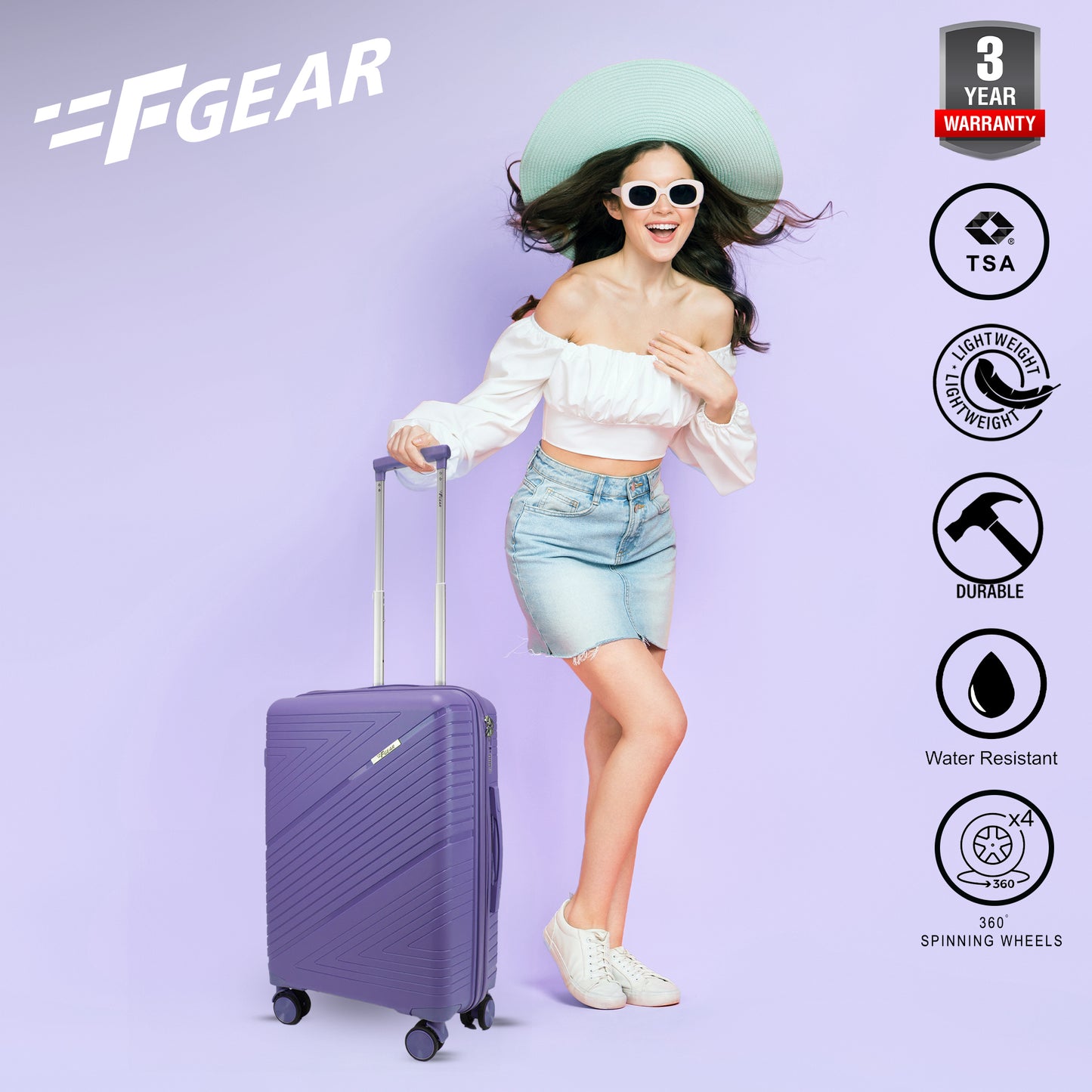 Aegis 22" Future Dusk Cabin Small Suitcase