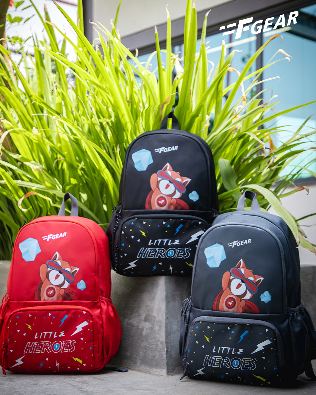 Little Heroes 22L Red Backpack