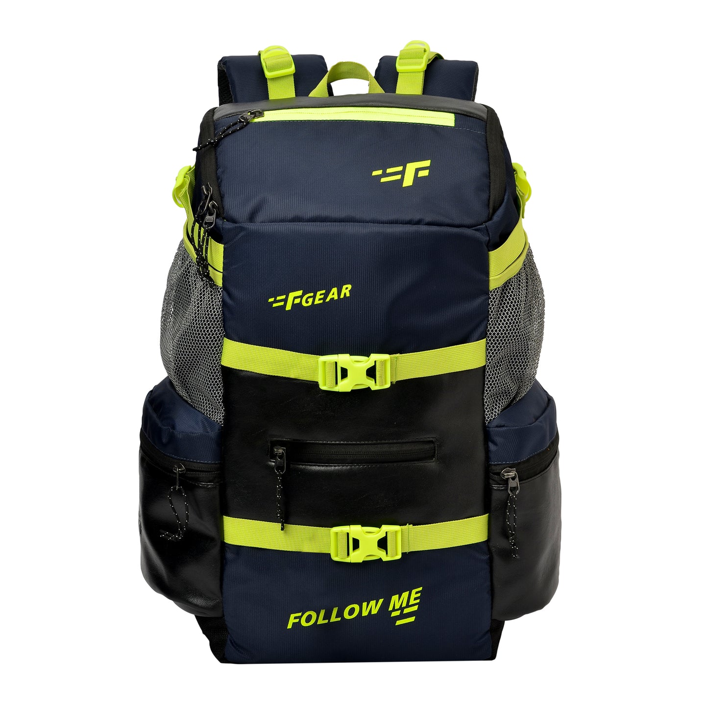 Larkin 28L Navy Blue Black Backpack with Rain Cover