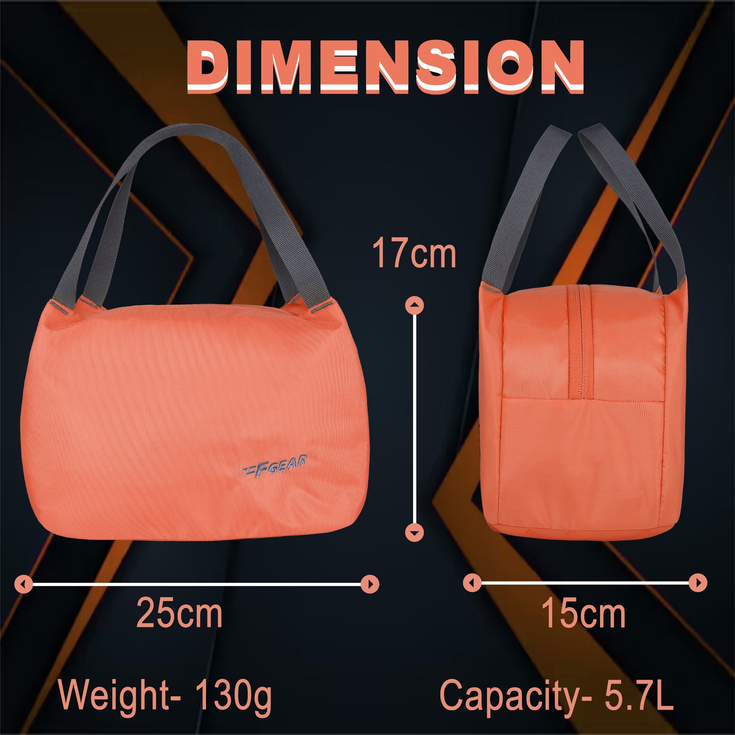 Tidbit 5.7L Autumn Sunset Lunch Bag
