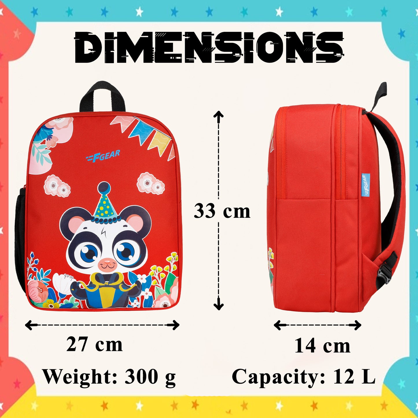 Loris 12L Red Kids Backpack