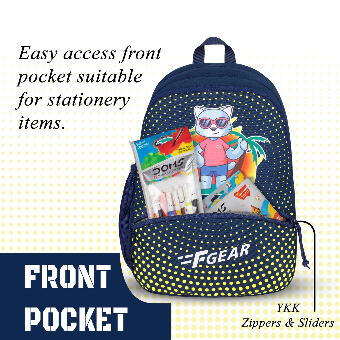 Tom 14L Navy Blue Kids Backpack