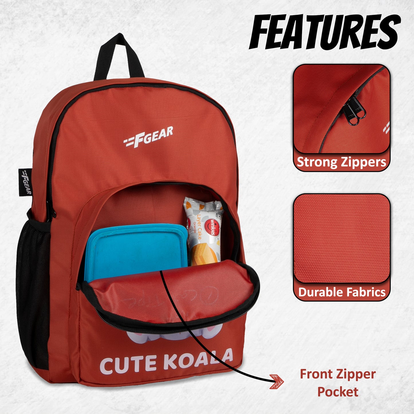 Frisco 15L Picante Cute Koala Kids Backpack