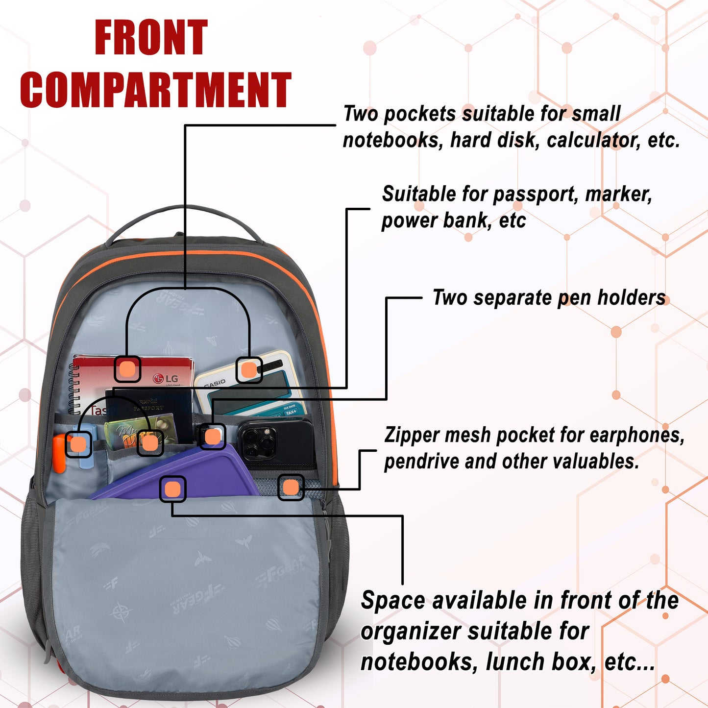 Level Up 34L Grey 34 L Backpack