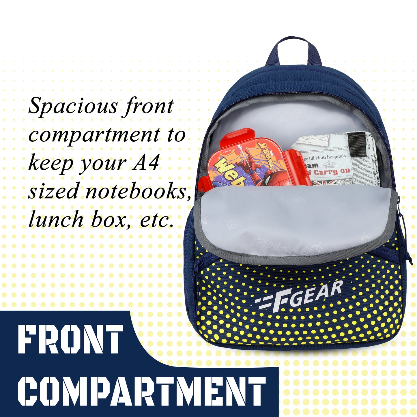 Tom 14L Navy Blue Kids Backpack