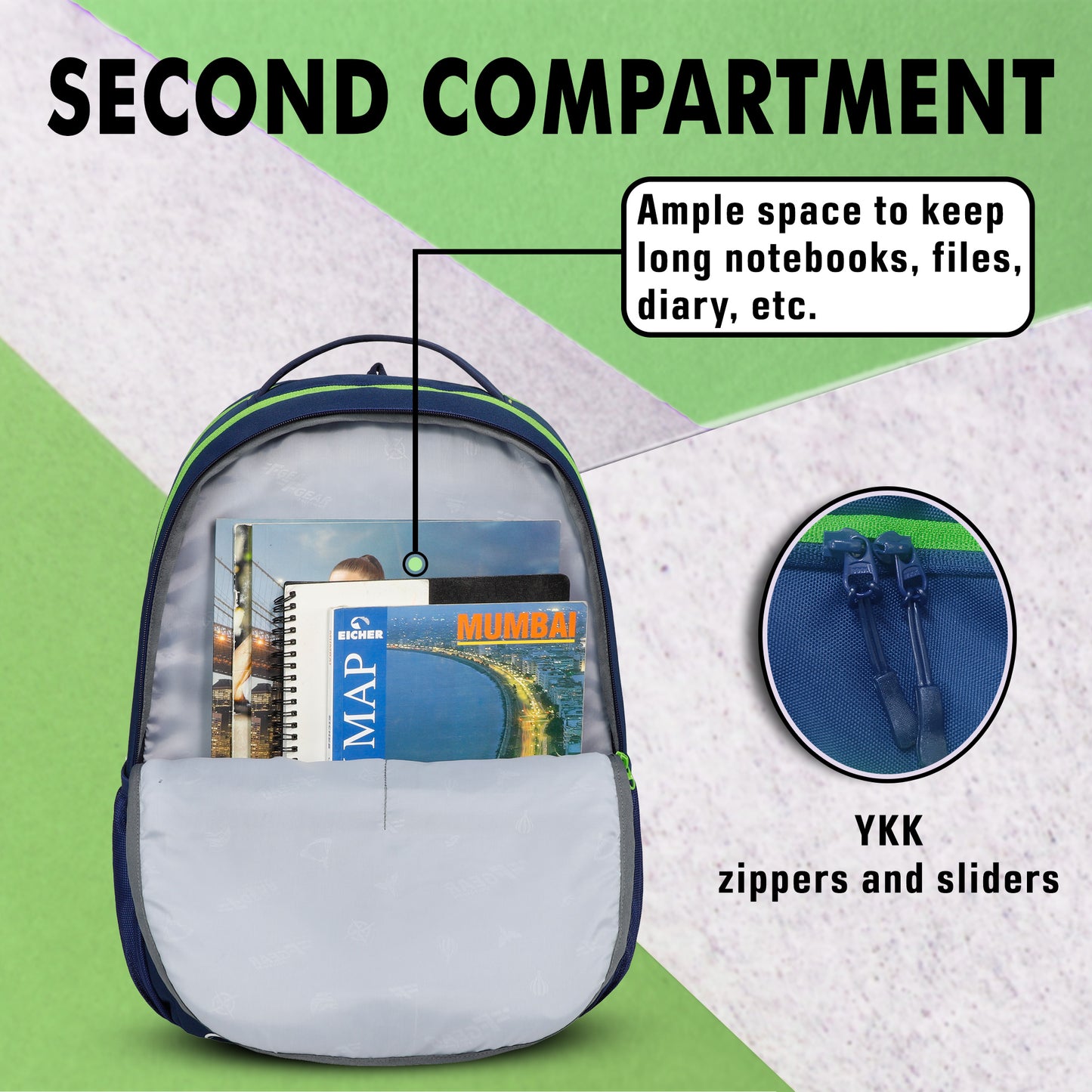 Don’t Quit 40L Navy Backpack