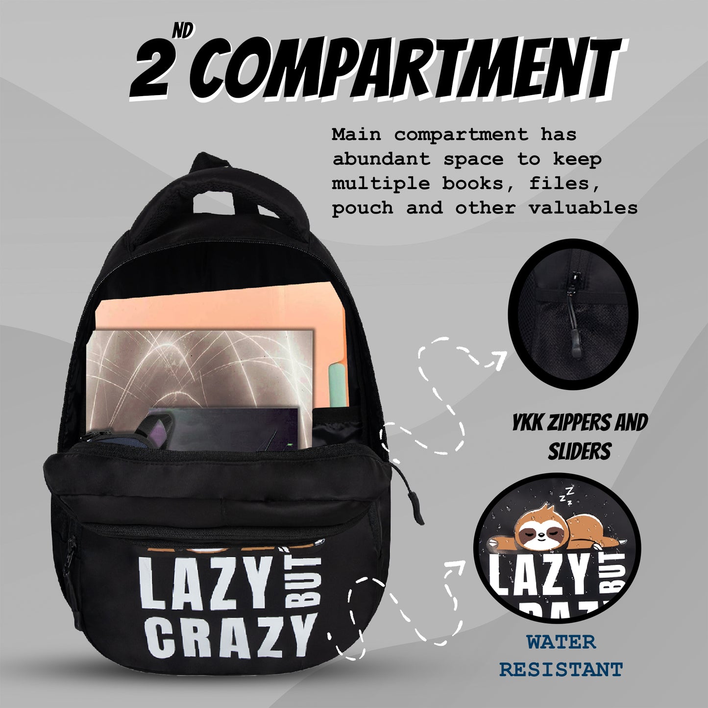LBC 23L Black Backpack