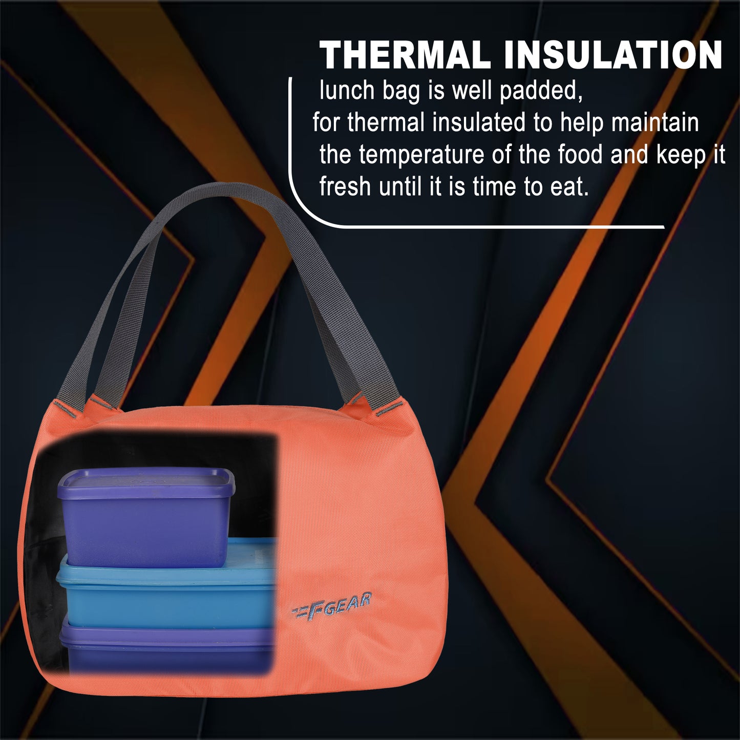 Tidbit 5.7L Autumn Sunset Lunch Bag
