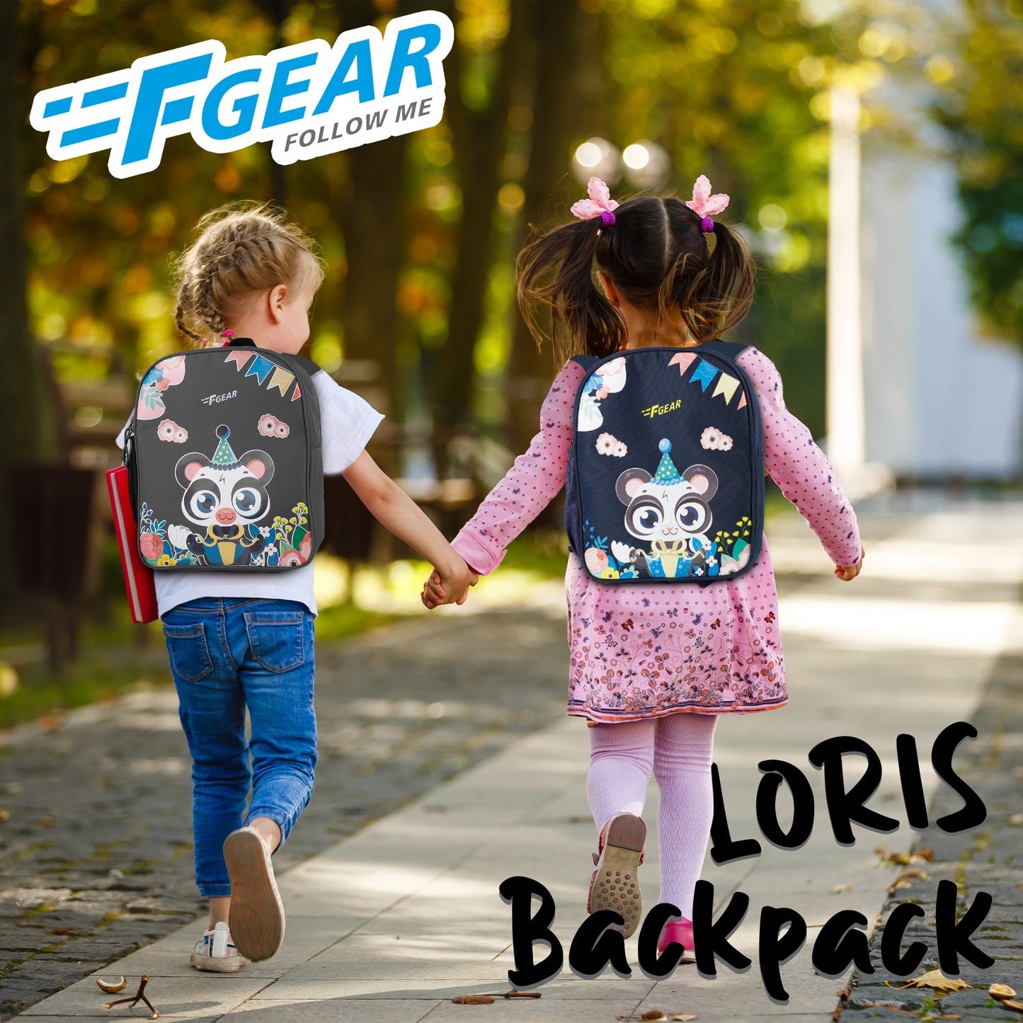 Loris 12L Grey Kids Backpack