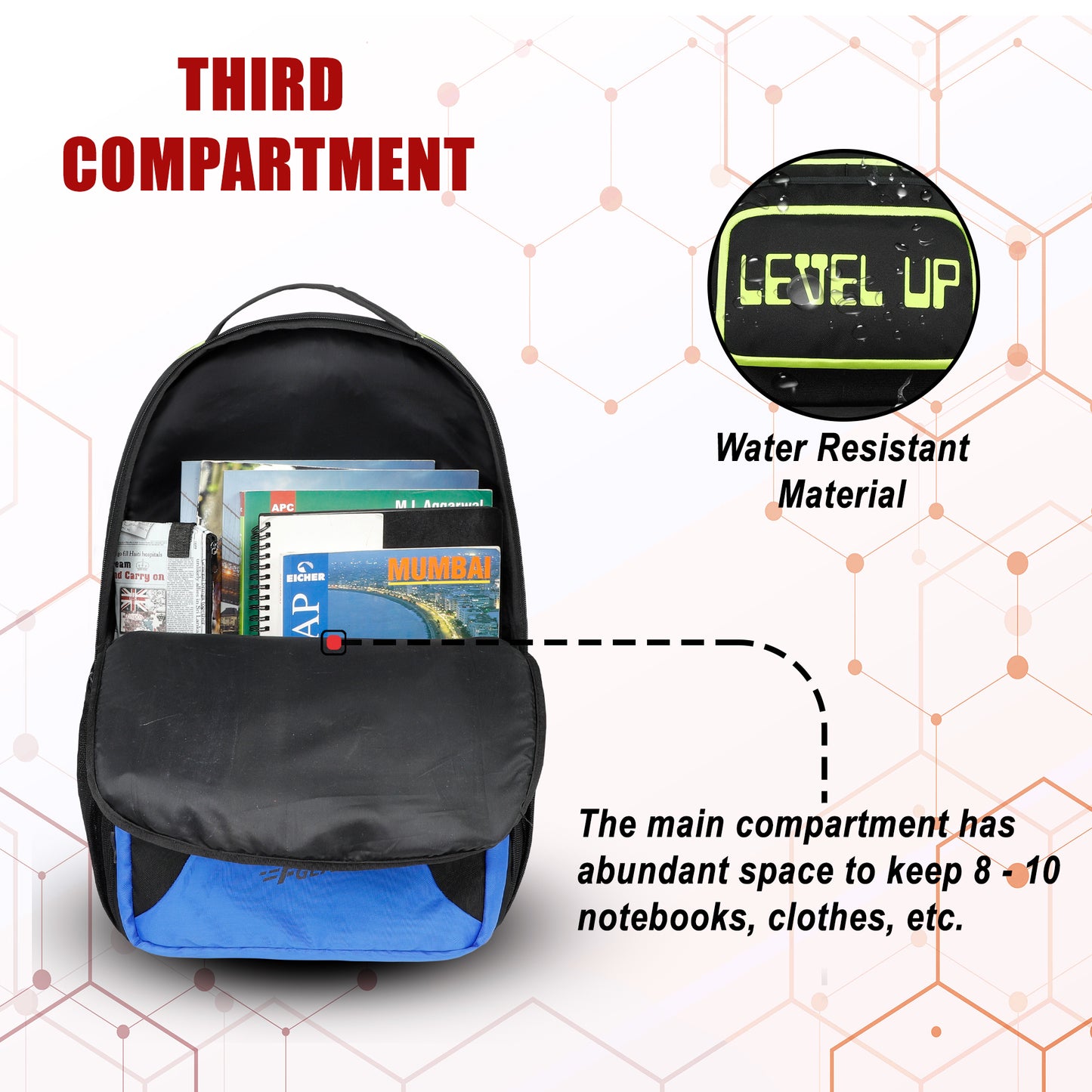 Level Up 34L Black Backpack