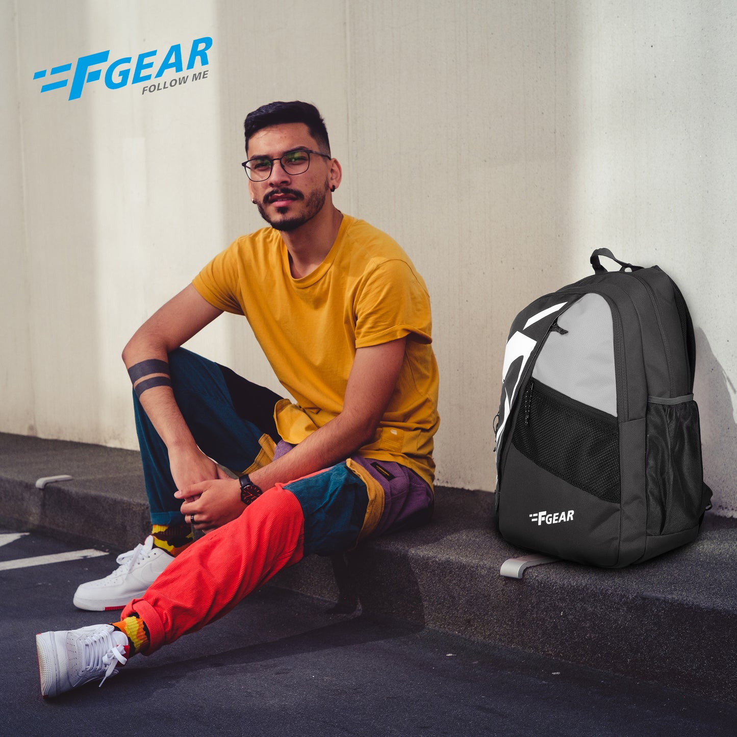 Colorado 39L Black Grey Backpack