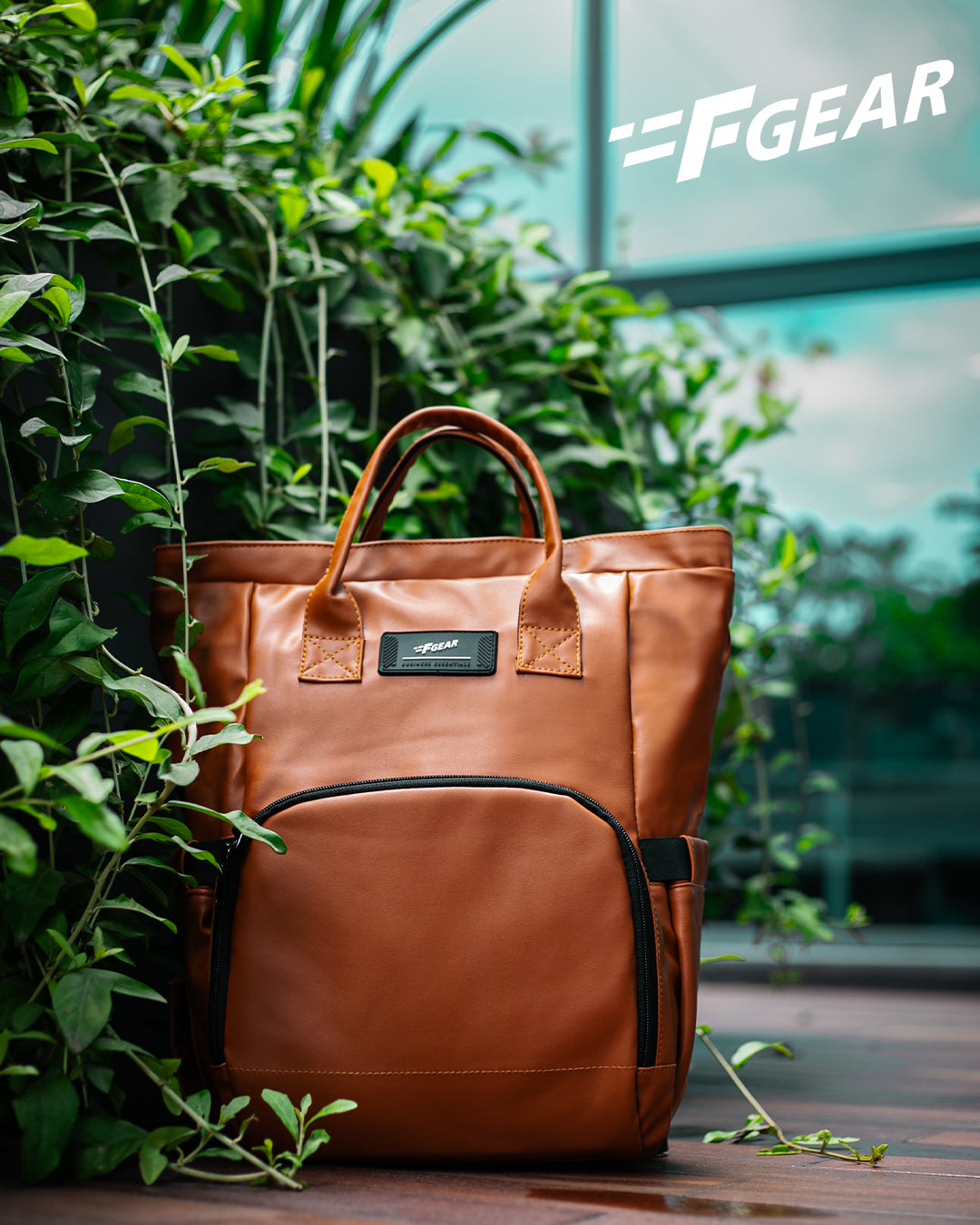 Voila 18L Chestnut 2in1 Tote bag cum Backpack