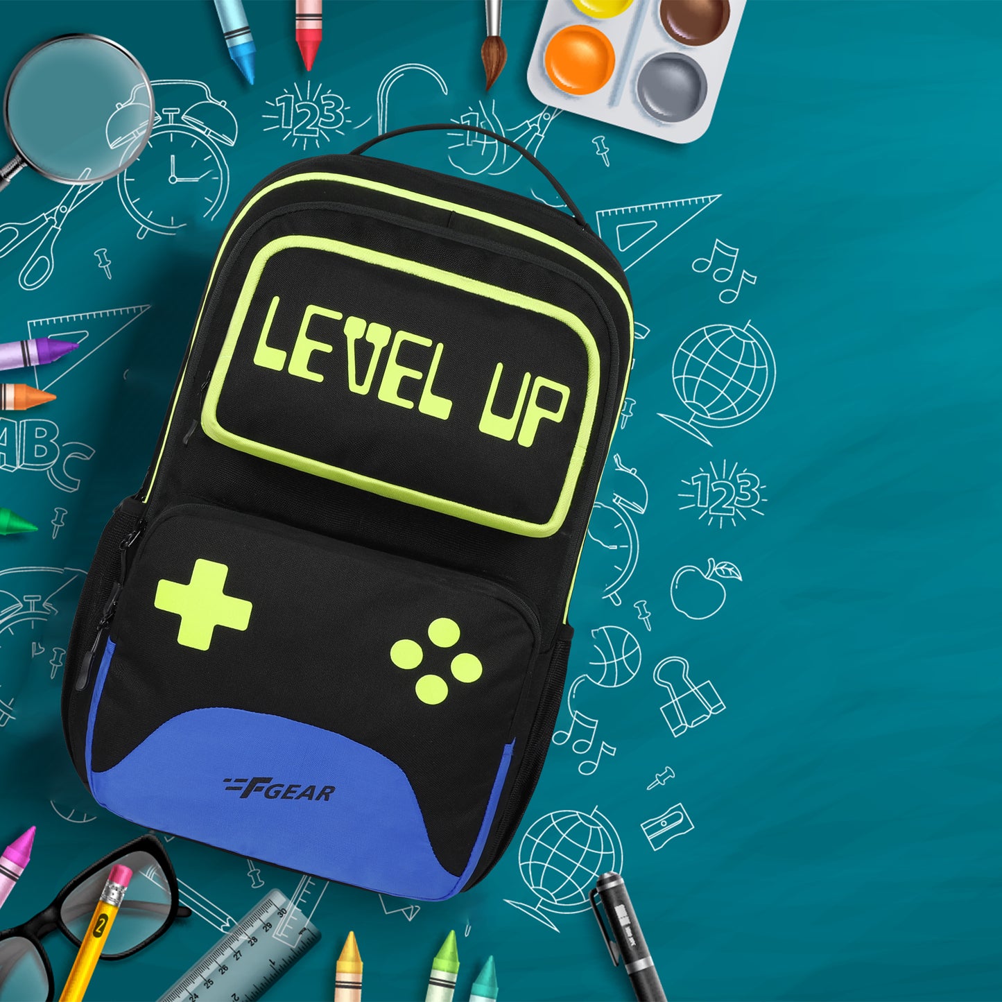 Level Up 34L Black Backpack