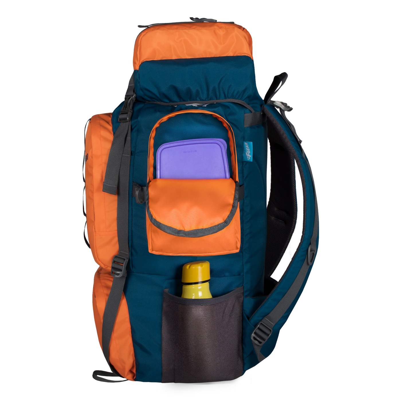 Otto 58L Orange Blue Rucksack