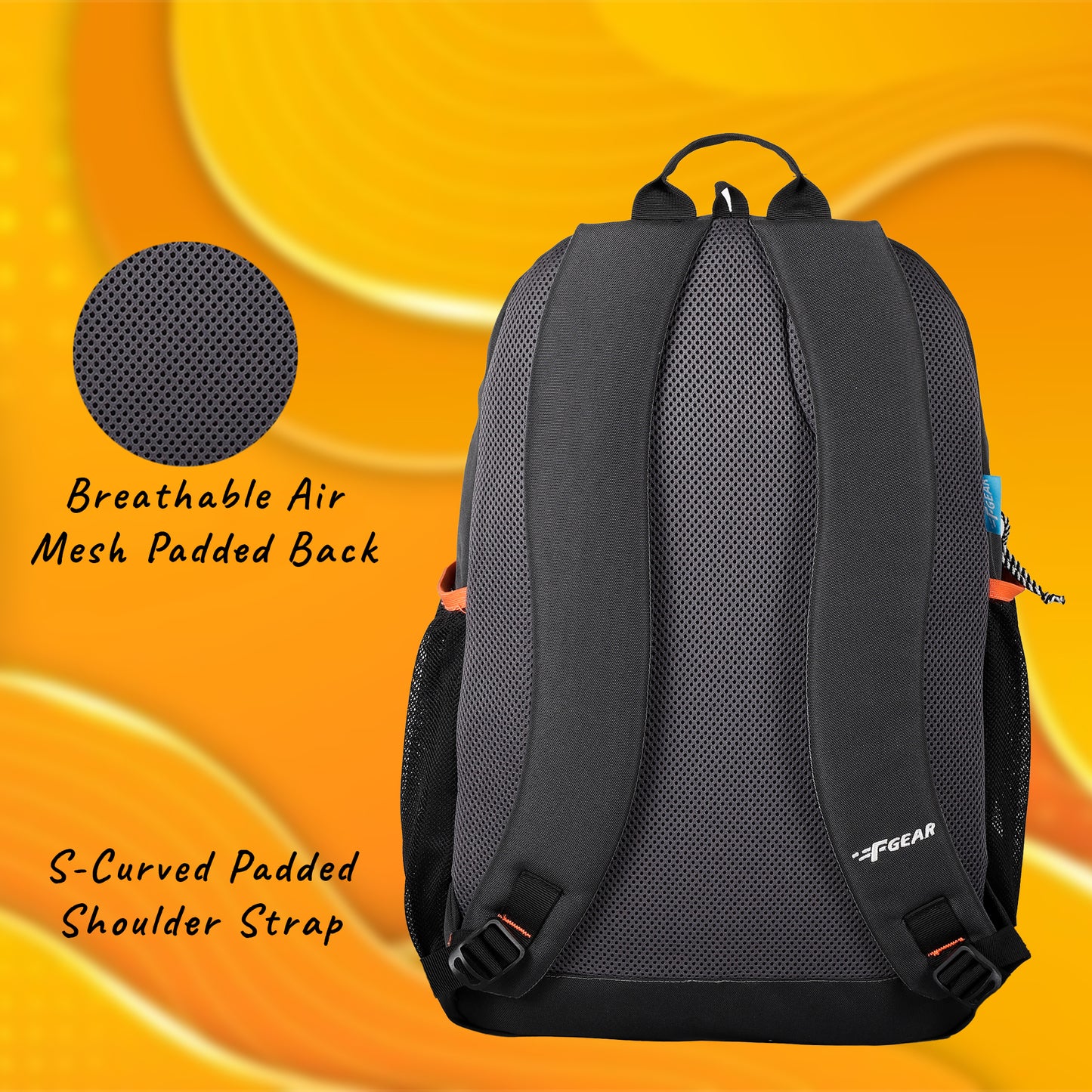 Colorado 39L Grey Orange Backpack