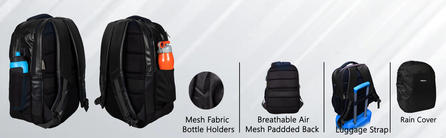 Mantra V2 28L Black Laptop backpack with raincover