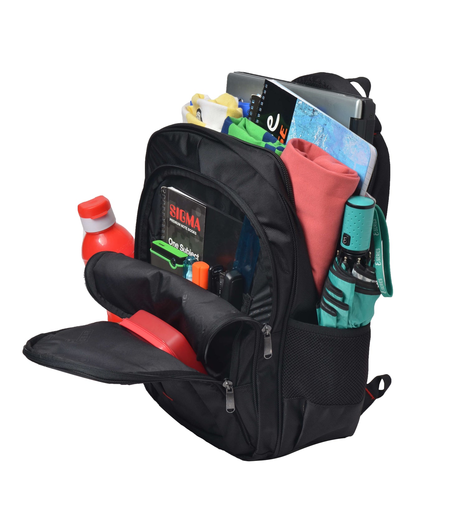Royal V2 30L Polyester Black Laptop Backpack