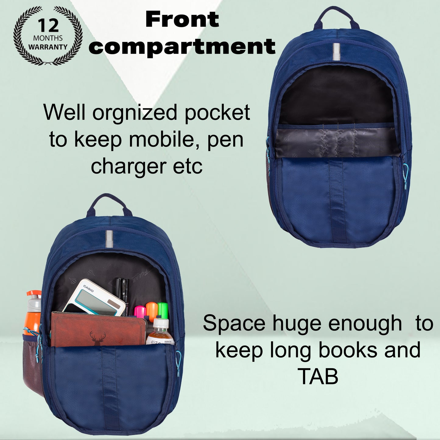 Salient 27L Guc PL Navy Blue Backpack