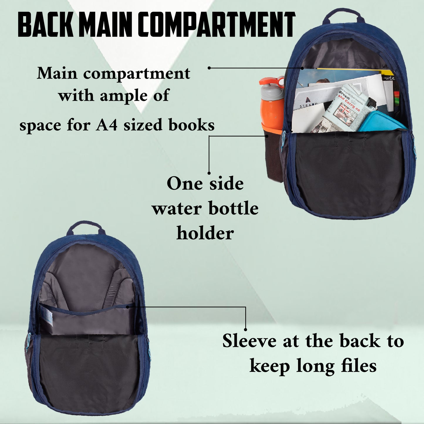 Salient 27L Guc PL Navy Blue Backpack