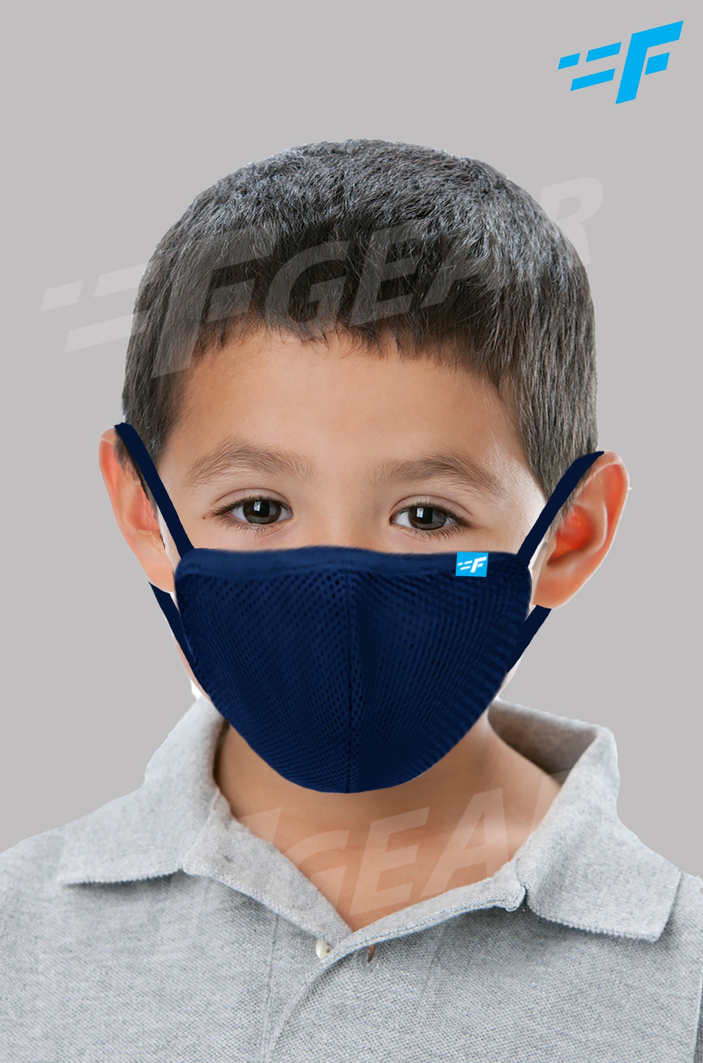 7layer F95 CE ISO SITRA Lab tested >95% BFE reusable washable Safeguard mask Navy Blue color Pack of 1