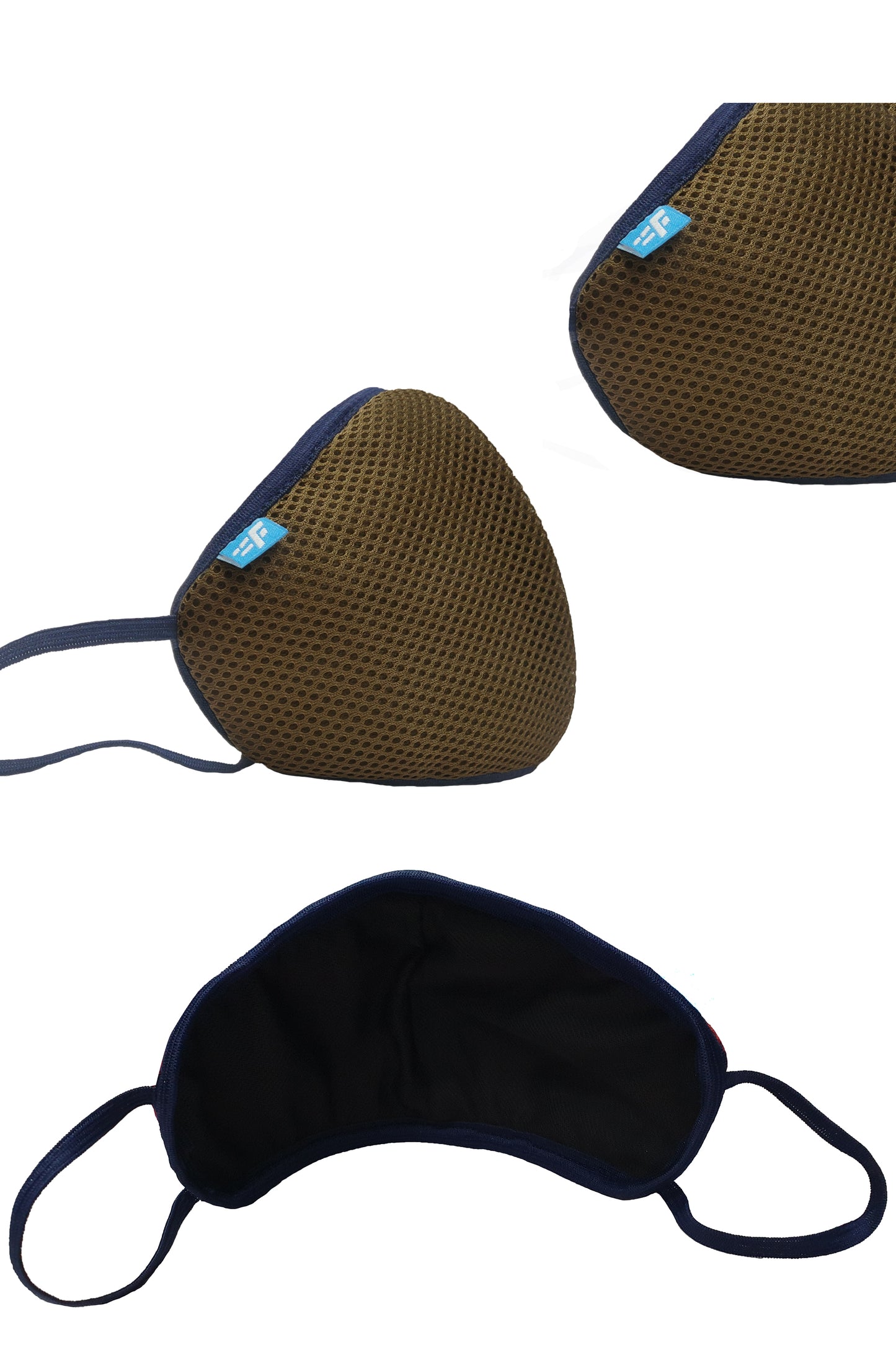 F95 Khaki Reusable Washable F Gear Mask PacK3