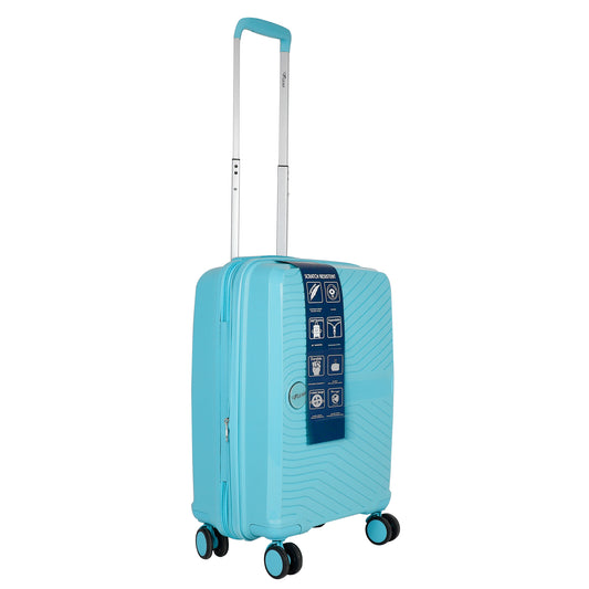 STV PP02 20" Turtle Blue Expandable Cabin (Small) Suitcase