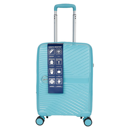 STV PP02 20" Turtle Blue Expandable Cabin (Small) Suitcase