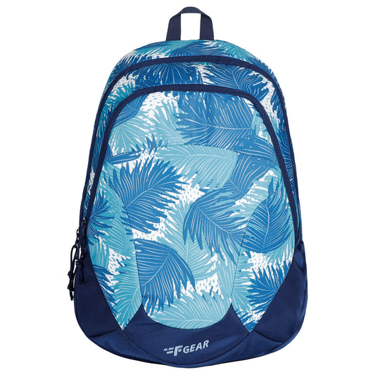 Amari 12L Ferns Aqua Navy Blue Backpack