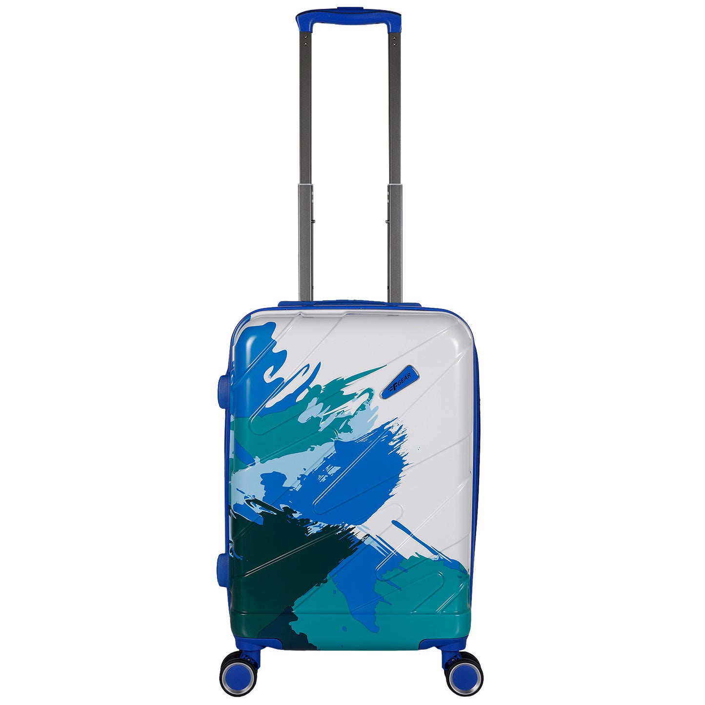 Picasso 20" Blue Expandable Cabin (Small) Suitcase