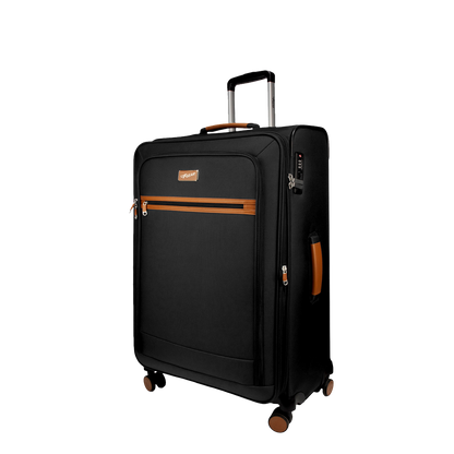 F Gear SoftAir Medium Black Check-in Suitcase