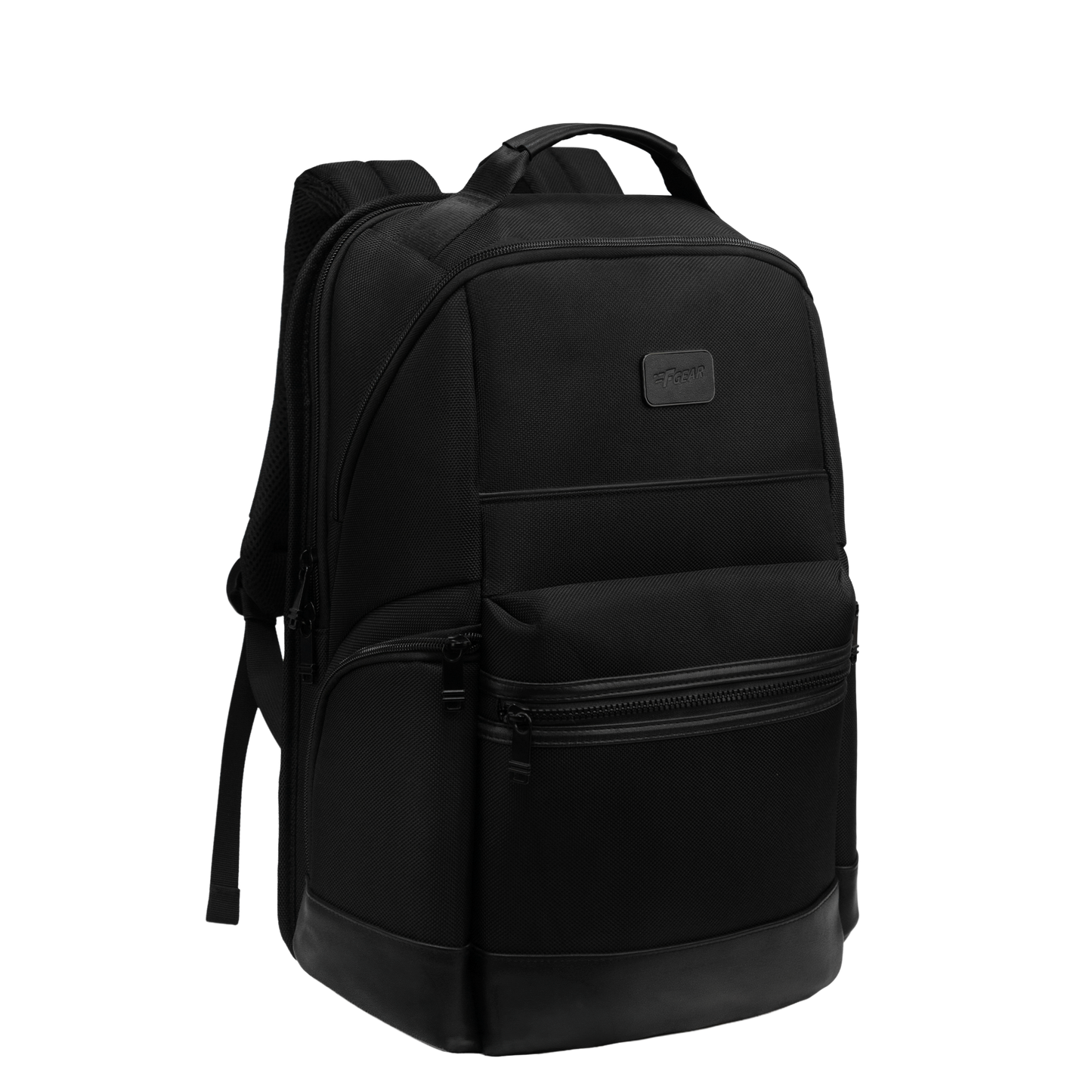 Varello 23L Black Tech Laptop Backpack