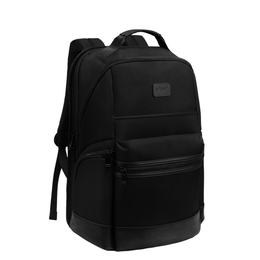 Varello 23L Black Tech Laptop Backpack