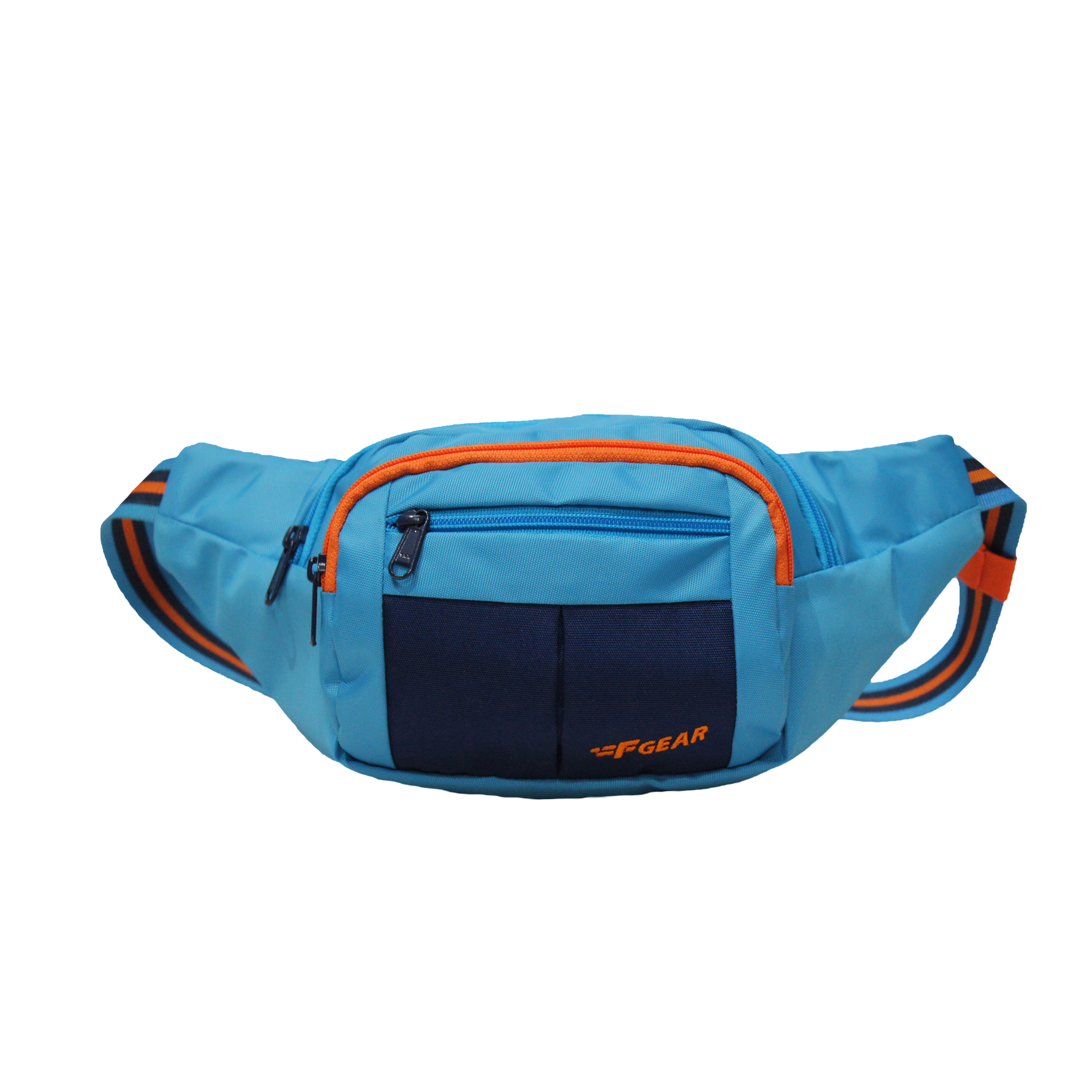 Lattitude Blue Navy Orange Waist Pouch