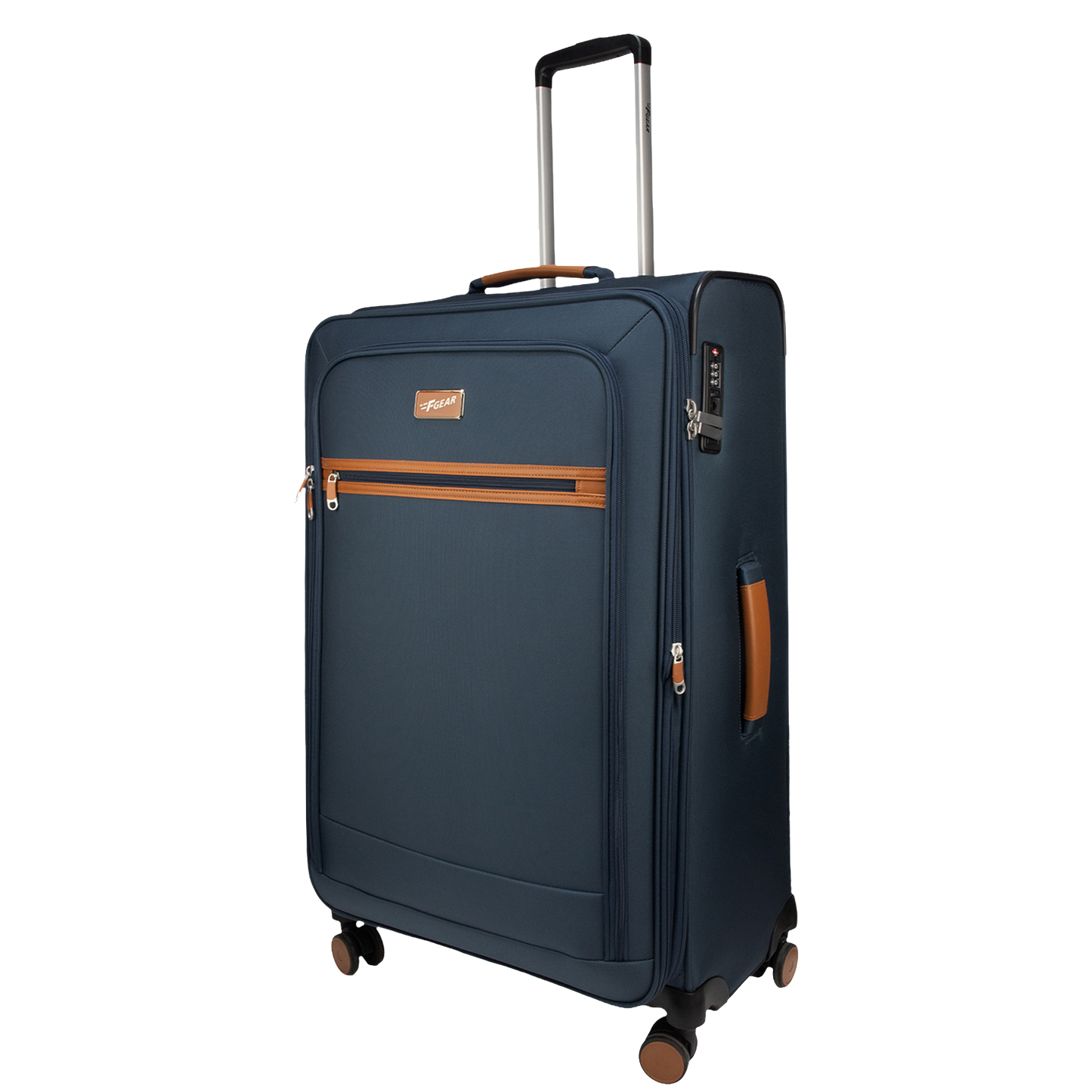 F Gear SoftAir Large Navy Check-in Suitcase