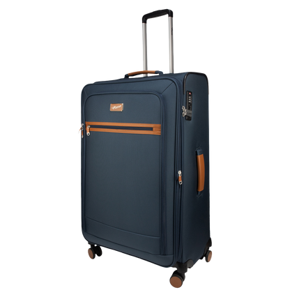 F Gear SoftAir Large Navy Check-in Suitcase