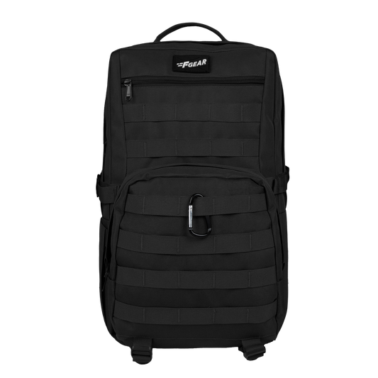 Grecale 25L Black Molle Backpack