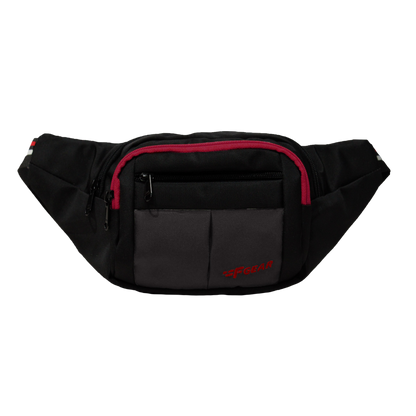 Lattitude Black Red Waist Pouch