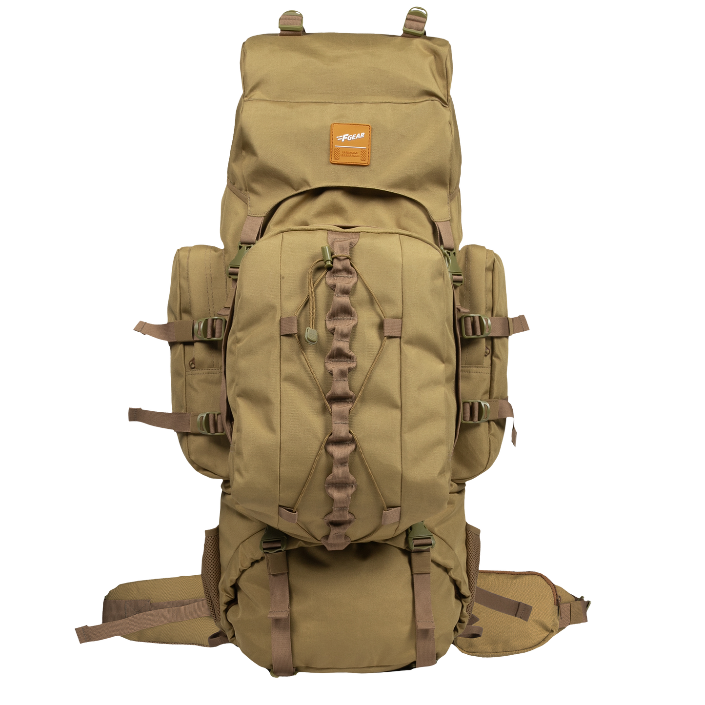 Levante 87L Khaki  Rucksack with Detachable Daypack